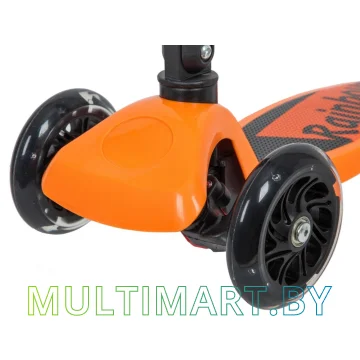 Самокат Novatrack RainBow Start Folding 120F.NRAINBOW.OR20 (оранжевый, 2020) картинка 4